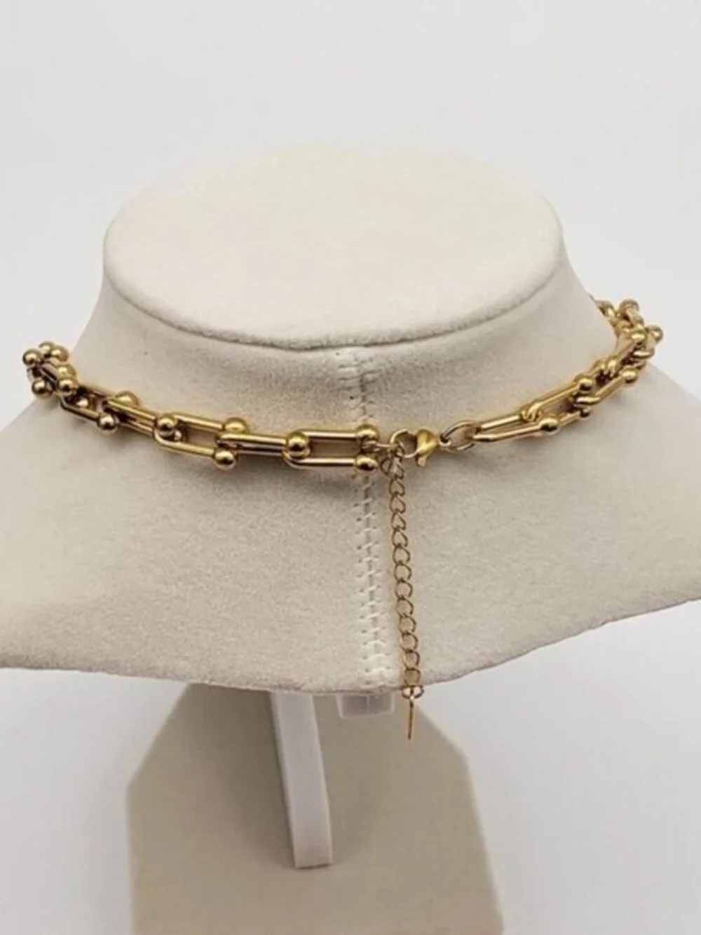 Authentic Louis Vuitton Gold Padlock with Unbranded Gold plated Chain - Picture 5 of 11
